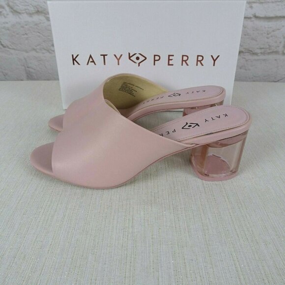 New Katy Perry The Landen Mules Sandals Pink 7 - Picture 3 of 11